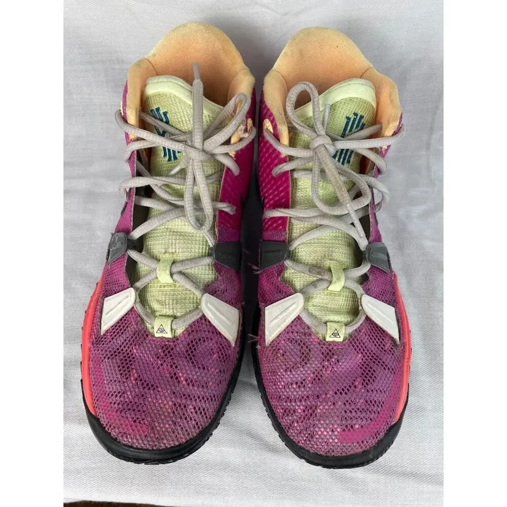 NIKE‎ Pink High Top Sneakers Youth 6.5 Kyrie Air Basketball Fuchsia Gym shoes